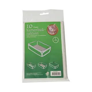 Boon Katzenstreu Beutel – Weiß – L – 50 X 20 X 37 Cm – 10 Stück