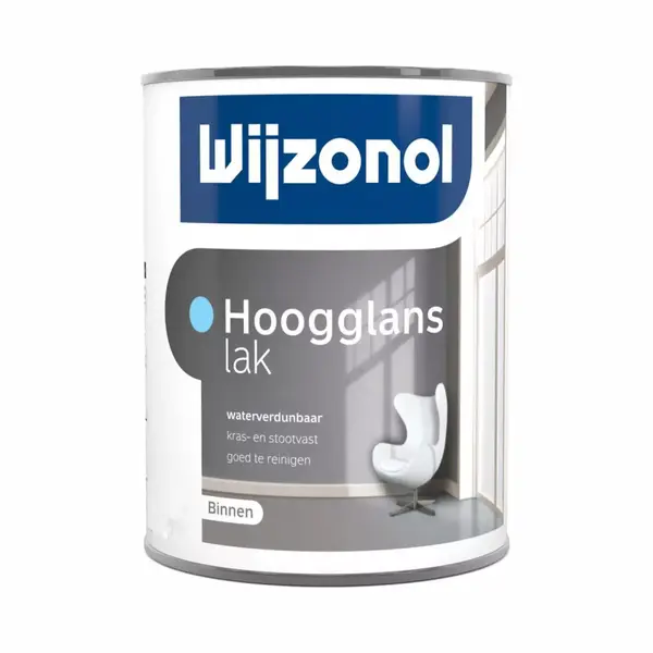Wijzonol Hoogglanslak Waterverdunbaar - 1L thumbnail