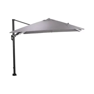 Garden Impressions Hawaii Lumen Parasol - 300x300 Cm - Carbon Black - Zand