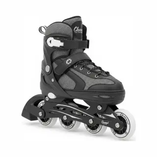 Kinder Skeelers 29-32 Eu Verstelbaar – Gevorderden – Inline Skates Zwart ABEC7 – Champz