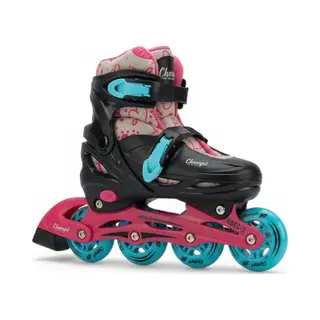 Verstelbare Kinder Skeelers 30-33 Eu – Beginners – Roze – Champz