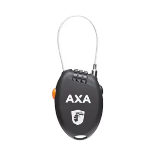 Axa 5011597 Fahrradschloss Schwarz, Orange 53 mm Kabelschloss