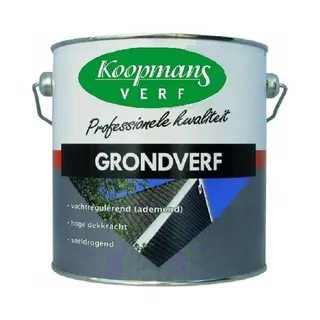 Koopmans Grondverf - Wit - 2, 5 Liter