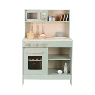 Little Dutch Keuken - Houten Speelkeuken - Inclusief 10 Accessoires - Mint