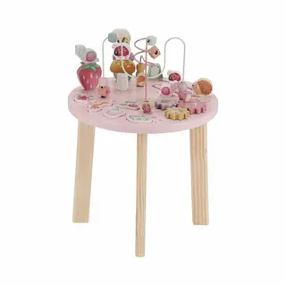 Little Dutch 7341 Holz Aktivitätstisch/Spieltisch - Fairy Garden Rosa