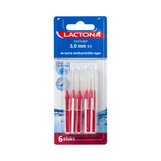 Lactona Ragers Easygrip Xs 3, 0 Mm - Tandenrager - 6 Stuks