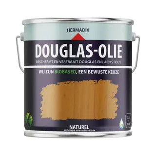 Hermadix Douglas Olie - Naturel - 2, 5 Liter