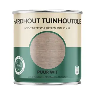 Tuinhoutolie Hardhout Tuinhout Olie - Puur Wit-750ml
