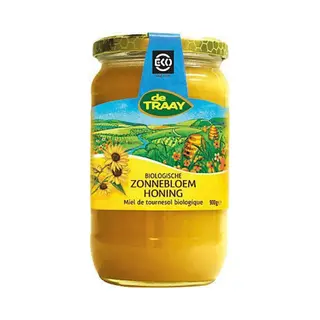 De Traay Honing Zonnebloem Bio 900 Gr