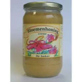 De Imker Bloemenhoning Creme 900 Gr