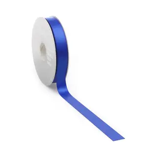 Kp Satijn Lint 38 Mm Blauw Op Rol Van 25 Meter