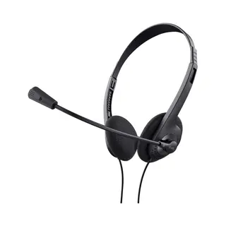 Trust 21665 Kopfhörer & Headset Kabelgebunden im Ohr Anrufe/Musik Schwarz