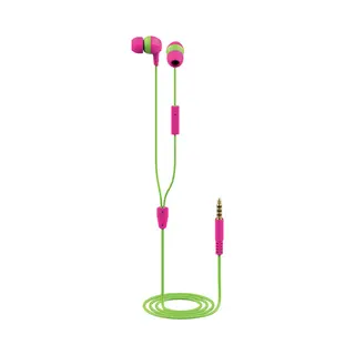 Trust 23420 hoofdtelefoon/headset Bedraad In-ear Muziek Groen, Roze