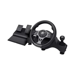 Trust Gxt 289 Movi Zwart Usb Stuurwiel + pedalen Nintendo Switch, PlayStation 4, Xbox One S, Xbox One X, Xbox Series S, Xbox Series X