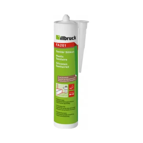 Illbruck Siliconenkit FA201 Sanitair Zwart 310ml thumbnail