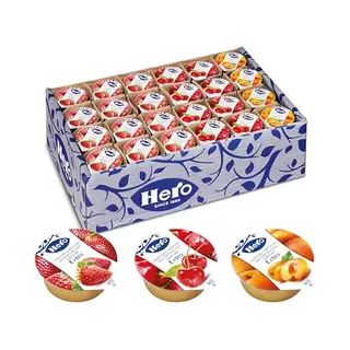 Hero Gobelets Jam Assorti - 120 X 25 G