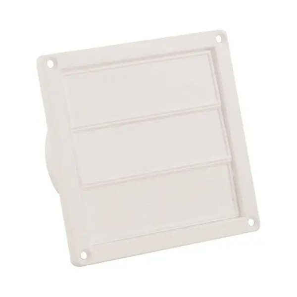 Nedco Ventilatierooster 3 Lamellen 160 X 160 Mm Wit, Type 502300 thumbnail