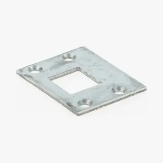 Nemef Platte Sluitplaat P16 V Espagnolet 16V