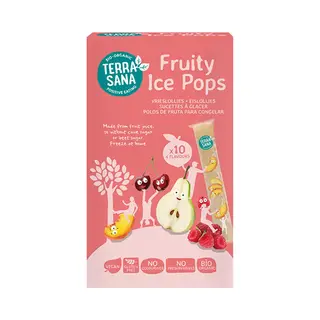 Terrasana Ice Pops Fruitsap Bio - Laag In Calorieën - 400 Milliliter