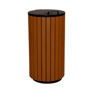 V-Part Buitenafvalbak Houtlook, 90 Liter (VB183562)