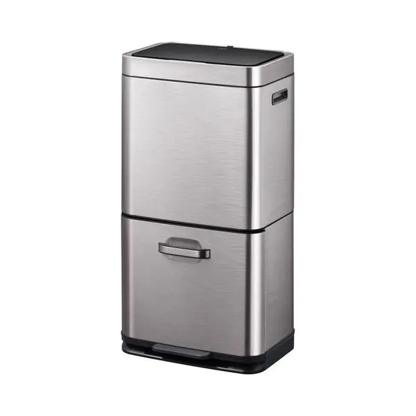Recycler Sensor Bin Himalaya 35+25 L, Mat Rvs - Eko thumbnail