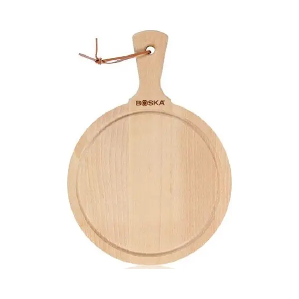 Boska Servierbrett Rund Amigo M/für Das Präsentieren Von Käse Und Snacks / 23, 4 Cm/Holz/Braun / 335 X 235 X 17 Mm thumbnail