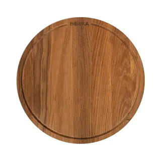 Boska Pizza Board Friends L/Serving Board/Cheese Board/Pizza Tray/Chopping Board/Premium Oak Wood/Pizza, Tapas And Other Food/Brown / ⌀ 13.4"