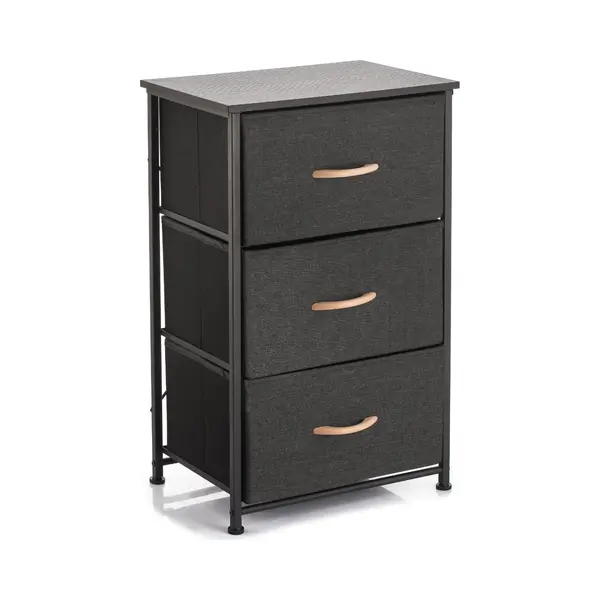 Mesa Living - Design Ladekast – Dressoir - Kast Met 3 Lades – Bruin thumbnail