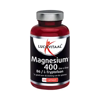 2+3 Gratis, Lucovitaal Magnesium 400 Met L-tryptofaan 120 Capsules