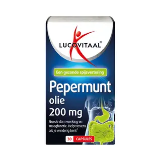 Lucovitaal Pepermuntolie 200 Mg Capsules 30CP