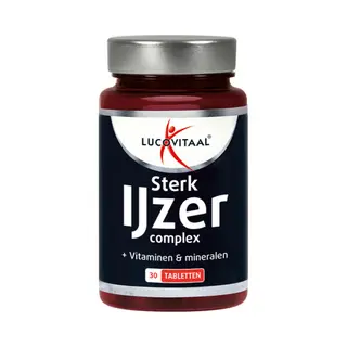 Gratis, Lucovitaal Sterk IJzer Complex 30 Tabletten