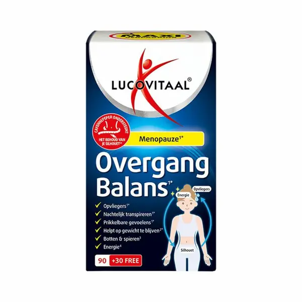 Lucovitaal Overgang Balans - 120 Tabletten thumbnail