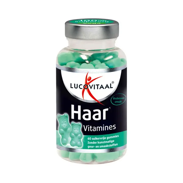 Lucovitaal Haar Vitamines Bosbes - 60 Gummies thumbnail