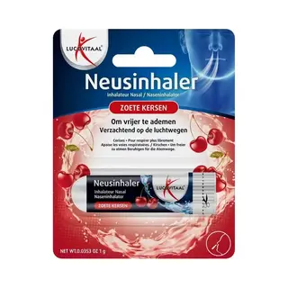 Lucovitaal Neusinhaler Zoete Kersen 1 Stuks
