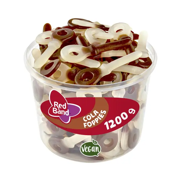 Red Band - Cola Schnuller - Weingummi - Fruchtgummi - Dose Mit 1, 2 Kg thumbnail