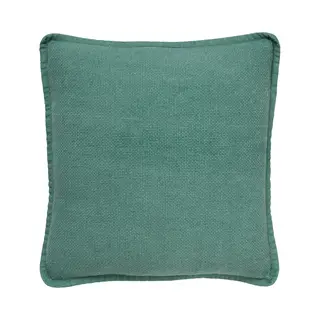 Dutch Decor Bowie - Kussenhoes 45x45 Cm - Gewassen Katoen - Sagebrush Green - Groen - Met Rits - Zonder Binnenkussen