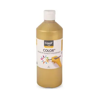 Creall Plakkaatverf Goud 500ml - Schoolverf Voor Kinderen En Volwassenen.