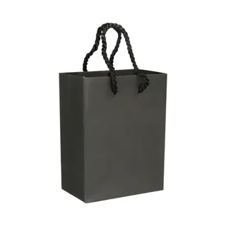 KlikA Tas | Papier | Met Koord | 11x 6 |5x14.5cm | Draagtas | Zwart | 100 Stuks
