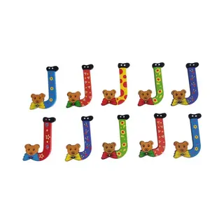 Charl's Toys Kleine Beren Plakletter J (5cm)
