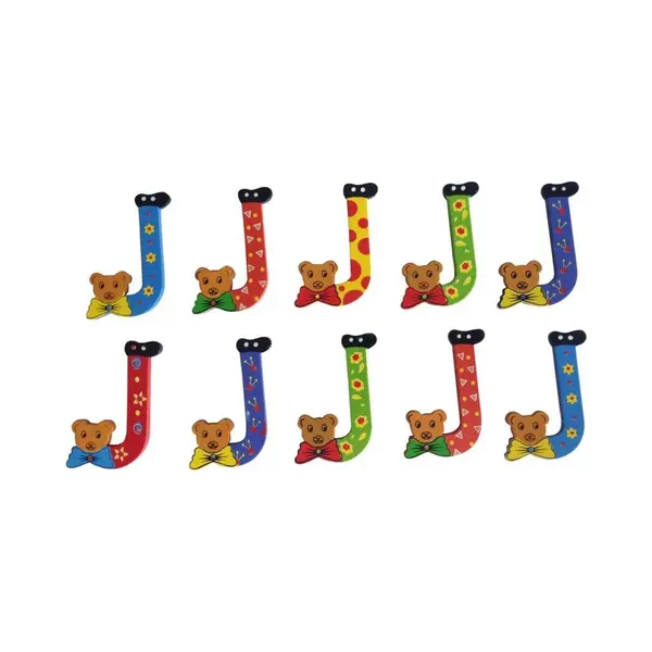 Charl's Toys Kleine Beren Plakletter J (5cm) thumbnail
