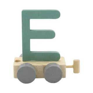 Charl's Toys Lettertrein E Groen | * Totale Trein Pas Vanaf 3, Diverse, Wagonnetjes Bestellen Aub