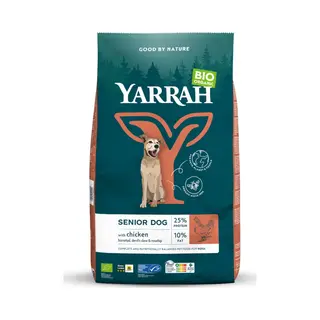 Yarrah - Biologisch Hondenvoer Senior Kip - Hondenvoer - 10 Kg Nl-Bio-01