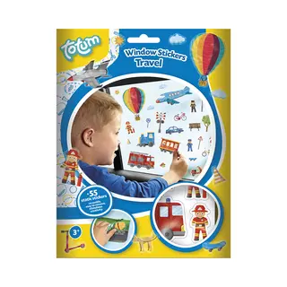 Totum Window Stickers Travel Aufkleber für Kinder