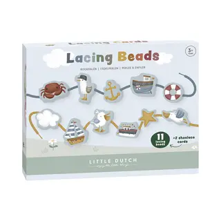 Little Dutch 120730 Wooden Threading Game - Sailors Bay