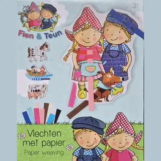 Fien & Teun - Vlechten Met Papier - Knutselen - 3+
