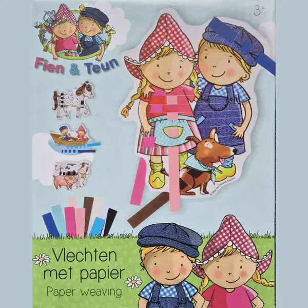 Fien & Teun - Vlechten Met Papier - Knutselen - 3+ thumbnail