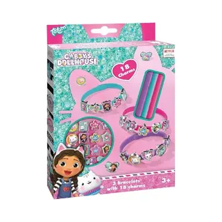 Gabby’s Poppenhuis Totum 3 Schuif Armbandjes Maken Met 18 Schuifbedels | Speelgoed Meisjes Vanaf 3 Jaar Gabby’s Dollhouse