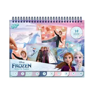 Totum, Stickers, Frozen Stickers Op Nummer Boek