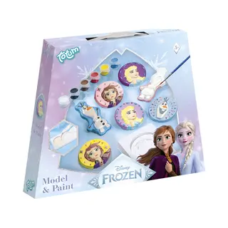 Disney Frozen Totum Gips Figuren Gieten En Beschilderen - Creatief Speelgoed Meisjes Vanaf 5 Jaar - Knutselset Met Anna En Elsa Prinsessen Model &