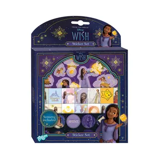 Totum Disney Wish Stickers 3 Vellen En Speeldecor - Stickerset